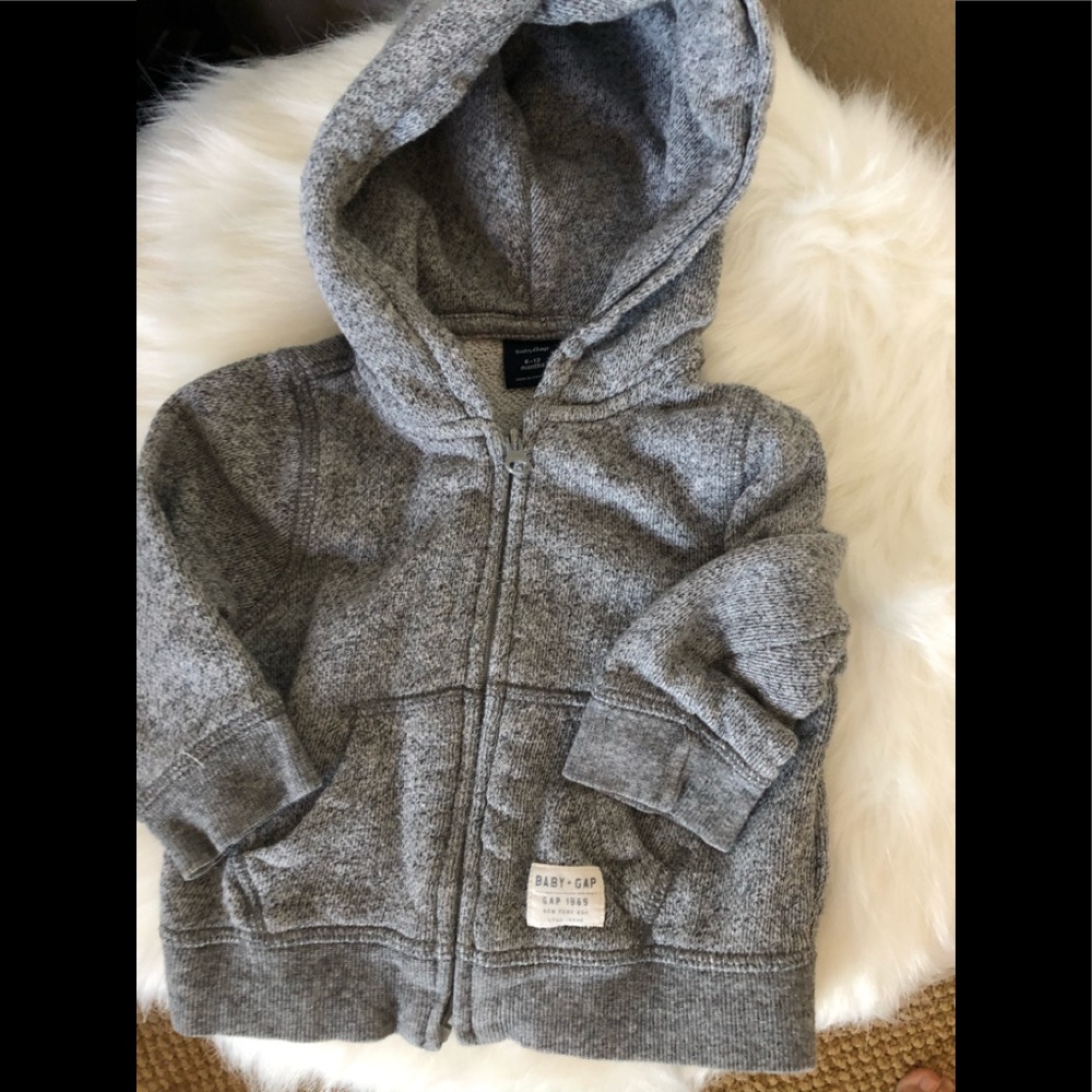 Baby gap zip hoodie